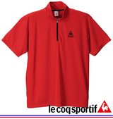 LE COQ SPORTIF ハーフジップシャツ(半袖)