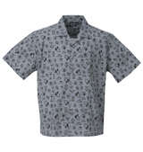 OUTDOOR PRODUCTS ブロードプリント半袖オープンカラーシャツ