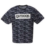 OUTDOOR PRODUCTS DRYメッシュカモフラ柄半袖Tシャツ