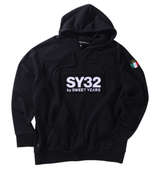 SY32 by SWEET YEARS サガラワッペンボックスロゴプルパーカー