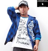 b-one-soul パーカー+ラグラン七分Tシャツ
