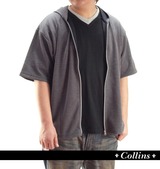 COLLINS ジップパーカー+VTシャツ半袖