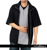 COLLINS ジップスタンド+VヘンリーTシャツ