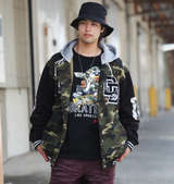 b-one-soul DUCKスウェットスタジャン