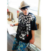 黒柴印和んこ堂 スラブ天竺半袖Tシャツ