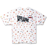 UP!SMILE JUNK総柄半袖Tシャツ
