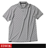 EDWIN スカル柄鹿の子ポロシャツ(半袖)