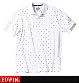 EDWIN スター柄鹿の子ポロシャツ(半袖)