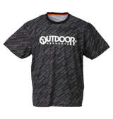 OUTDOOR PRODUCTS DRYメッシュ総柄半袖Tシャツ