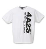 4A2S VERTICALロゴ半袖Tシャツ