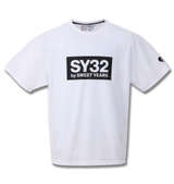 SY32 by SWEET YEARS カモフラエンボスボックスロゴ半袖Tシャツ