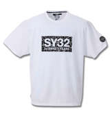 SY32 by SWEET YEARS ハートカモボックスロゴ半袖Tシャツ