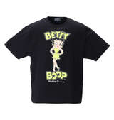 BETTY BOOP ネオンカラープリント半袖Tシャツ