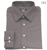 定番ビジネス セミワイドカラー長袖シャツ